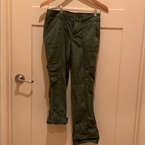 Olive green cargo pants